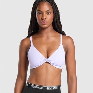 NWT Gymshark Lavender Twist Front Sports Bra